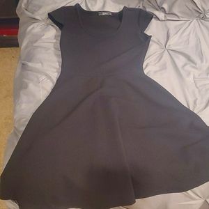 Black fitted dress